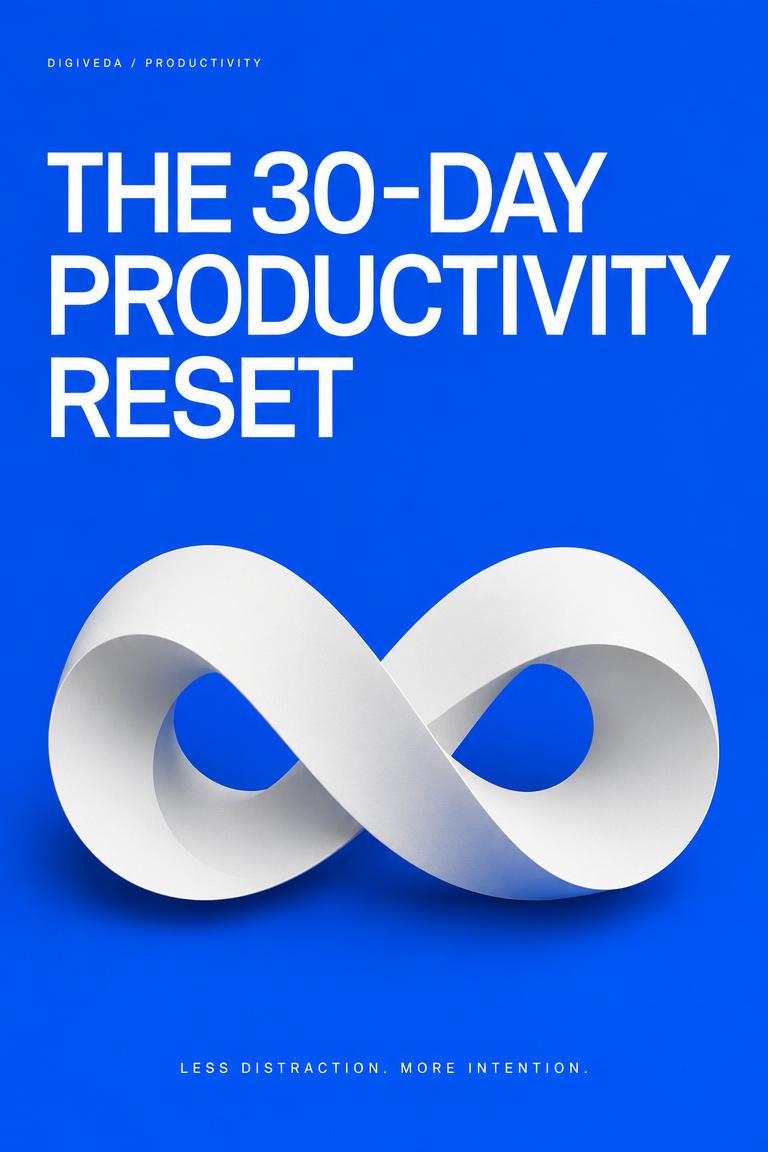 The 30-Day Productivity Reset ebook cover